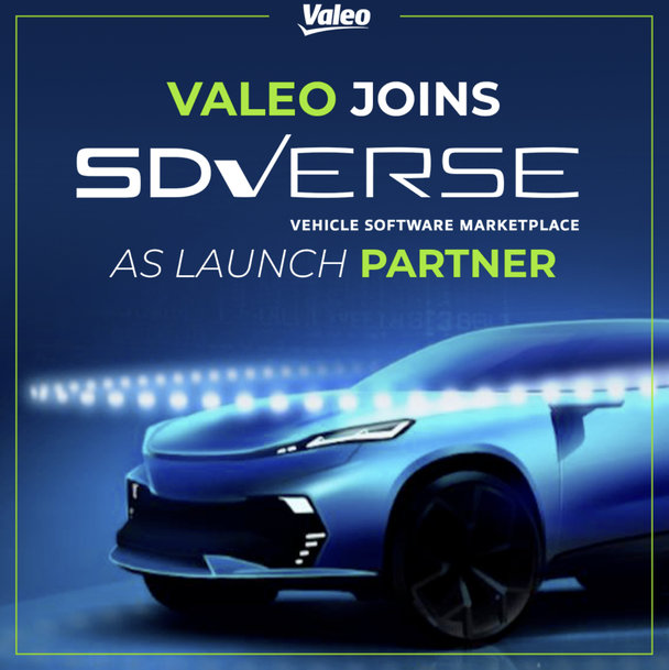 Valeo is Launch Partner for new Automotive Software Marketplace